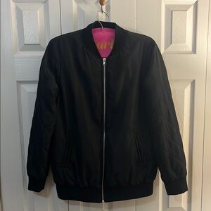 Forever 21 Black Bomber Jacket